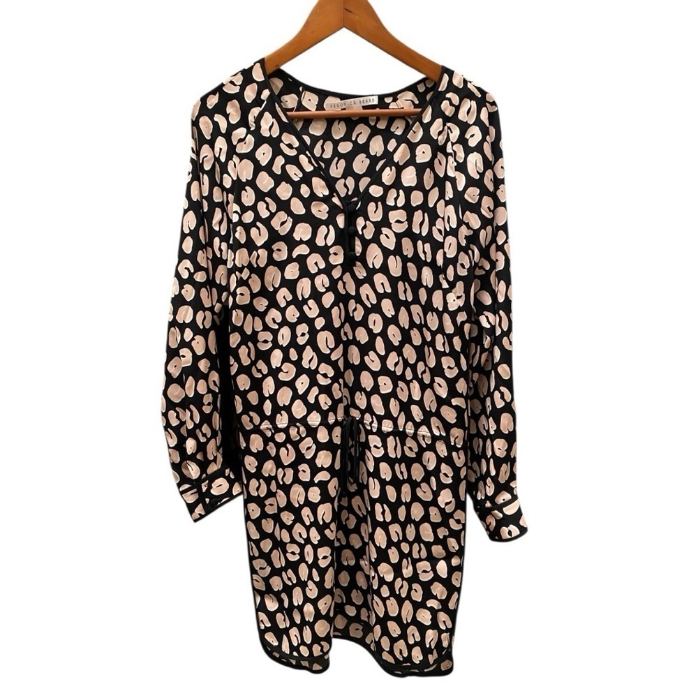 Veronica Beard Silk Leopard Print Dress I Size: 2 - Picture 3 of 12